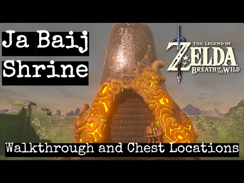 Ja Baij Shrine Guide Breath of the Wild with all Chests and Secrets
