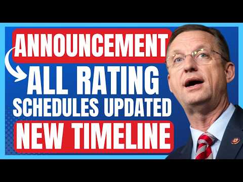 VA Announces "ALL" VA Schedules for Rating Disabilities VASRD's will be updated by end of FY 2026