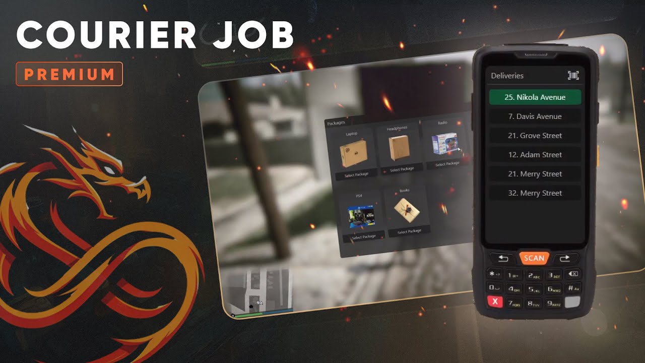 [ESX/QB] Infinity - Courier job thumbnail 2