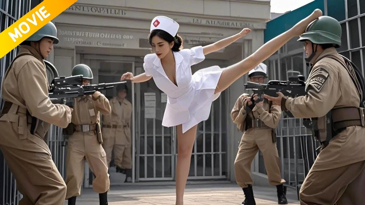 Female agent disguised as a nurse infiltrates a hospital, wipes out an entire Japanese battalion!