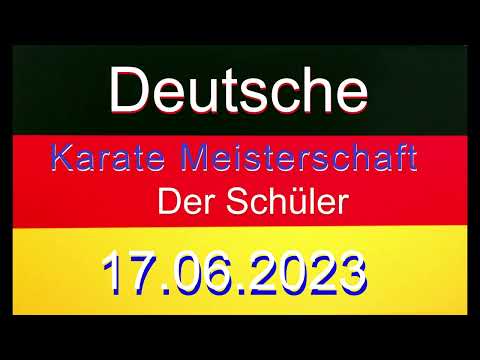 DM 2023 Schüler in Erfurt Kata Jungen