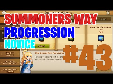 Summoners Way Progression Novice 43 Fast level up