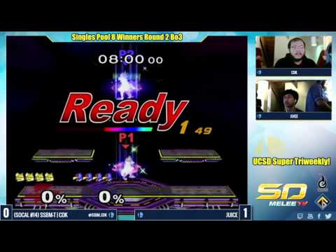 UCSD Super Triweekly Singles Pool 8: SSBM-T | CDK vs. Juice - SSBM