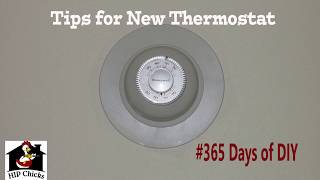 365 Days of DIY: Tips on New Thermostat Install