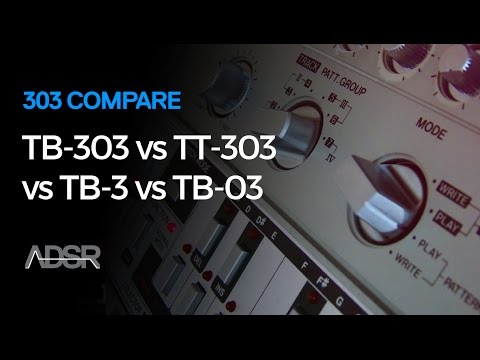 Roland TB-303 vs TT-303 vs TB-3 vs TB-03