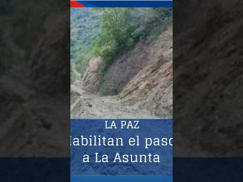 Habilitan el paso a La Asunta luego de derrumbe, pero piden circular con precaución