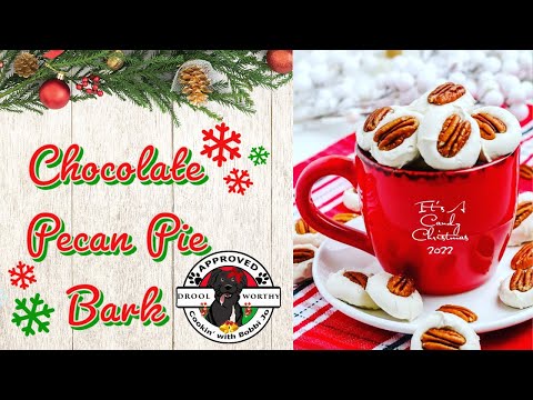 Chocolate Pecan Pie Bark - #itsacandychristmas2022