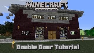Minecraft Double Doors Tutorial - Easy & Compact