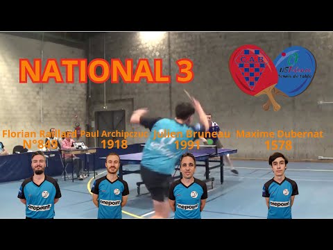 Best Of US Talence TT 1 - CA Béglais 1 Nationale 3 18/11/2023