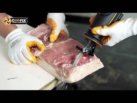 coofix cordless reciprocating saw cut