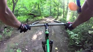 preview picture of video '20140628 biking at patapsco state park avalon'