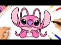 COMMENT DESSINER ANGEL | LILO ET STITCH