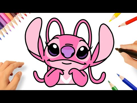 COMMENT DESSINER ANGEL | LILO ET STITCH