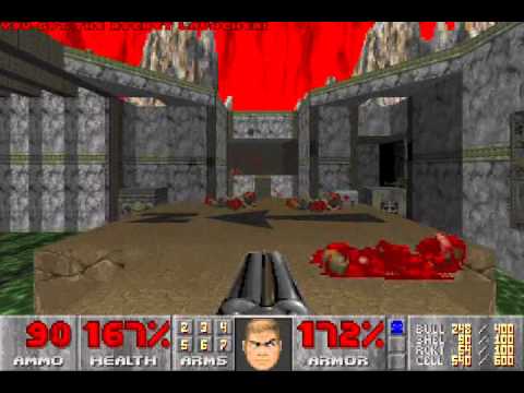 Doom II (100%) Walkthrough (Map22: The Catacombs)