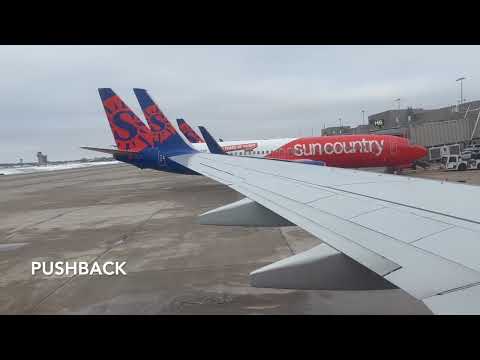 Full Flight Review: Minneapolis to Eau Claire Sun Country Airlines 737-800