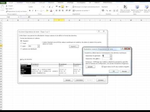 comment ouvrir un fichier txt dans excel