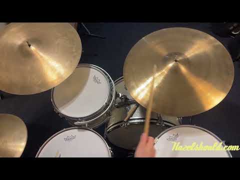 VIDEO! BIG LIGHT AIRY 1960s Vintage Zildjian 22” Crash Ride 2663 g Versatile image 7