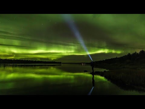 Faszinierendes Lichtspektakel über Lappland