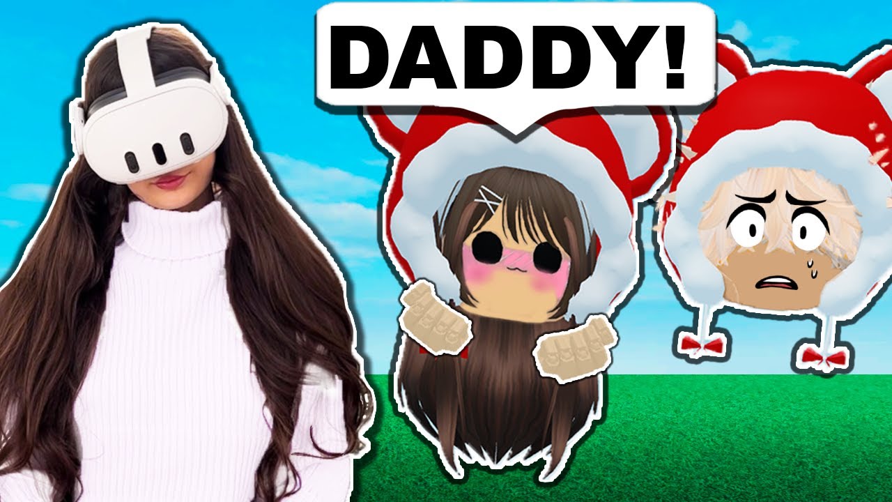 Matching AVATARS As a BABY In Roblox Vr Hands!