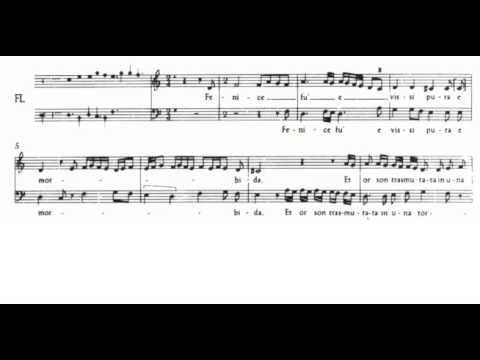 Madrigal: Fenice fú. Jacopo da Bologna