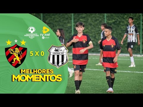 MELHORES MOMENTOS: SPORT 5 X 0 CENTRAL | PERNAMBUCANO SUB13