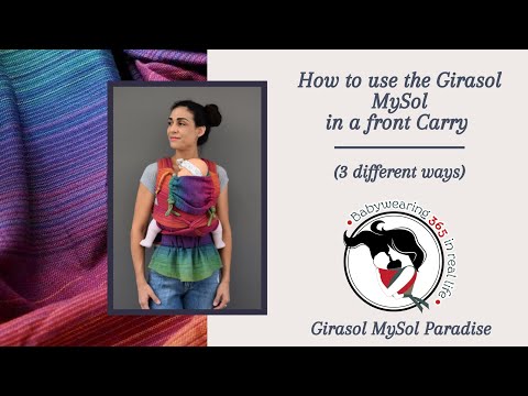 How to use the Girasol - MySol in a Front Carry