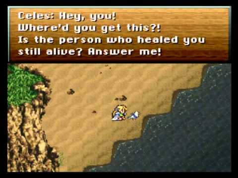 Let's Play Final Fantasy VI Part 25 - Celes' Suicide