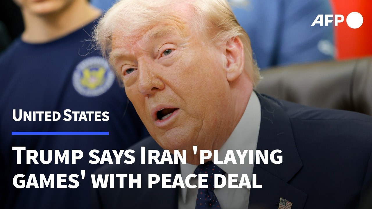 Video | Trump accuses Iran of 'playing games' over deal to end war | AFP