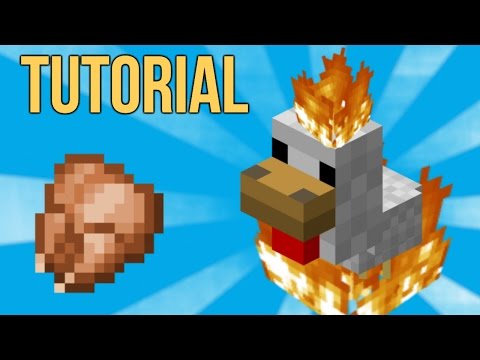 Dansk Minecraft: Automatisk Stegt Kylling (Tutorial)