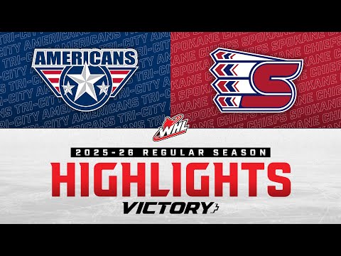 Tri-City Americans at Spokane Chiefs 12/06 | WHL Highlights 2025-26