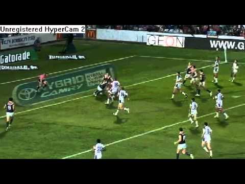 akuila uate kickoff try