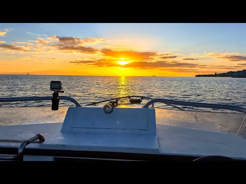 Solo overnight boat camping