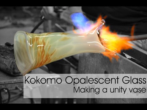 Making a Unity Vase Kokomo Opalescent Glass