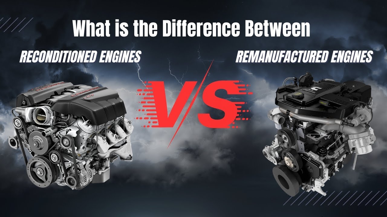 What is the Difference Between Reconditioned and Remanufactured Engines