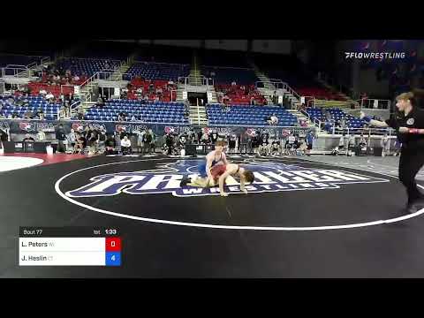 126 Lbs Round Of 128 - Lucas Peters, Wisconsin Vs Jackson Heslin, Connecticut B993