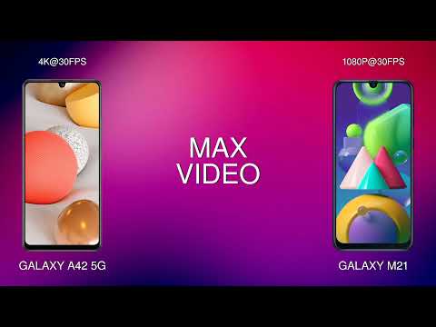 Samsung Galaxy A42 vs Samsung Galaxy M21 comparison