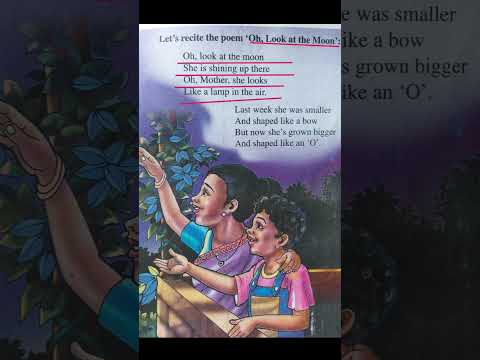 Oh Look At The Moon (Recitation) Class 4 English