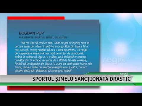 SPORTUL ȘIMLEU, SANCȚIONATĂ DRASTIC
