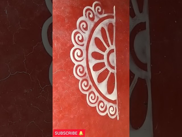 Bengali alpana rangoli design by mukesh - video 2