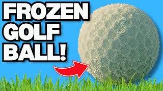 What Happens When You FREEZE A Golf Ball?
