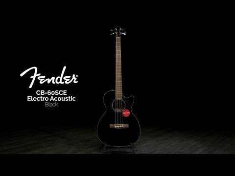 Fender CB-60SCE ACB Acoustic-Electric Bass with Laurel Fretboard 2020s - Aged Cognac Burst image 6