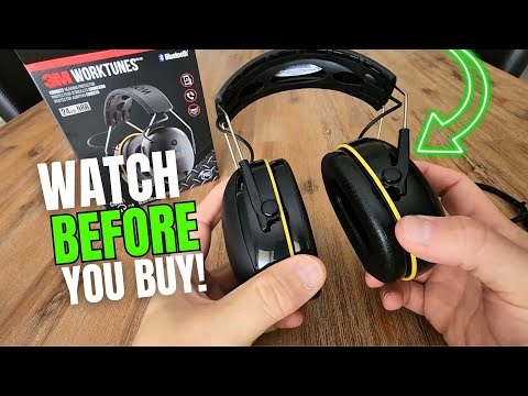 3M WorkTunes Connect Hearing Protector with Bluetooth Wireless Technology, 24 dB NRR, Ear protection