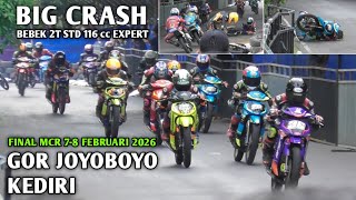 Download lagu BIG Crash | Bebek 2T Std 116 cc Expert | Final MCR Kediri 7-8 Februari 2026 mp3