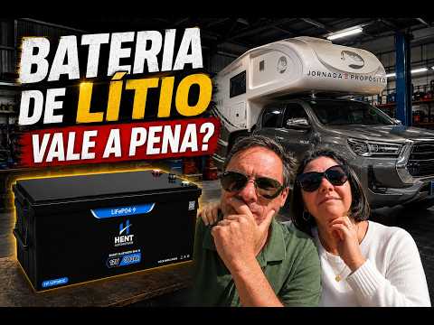A BATERIA DE LÍTIO que transformou nosso Camper! Vale a Pena?
