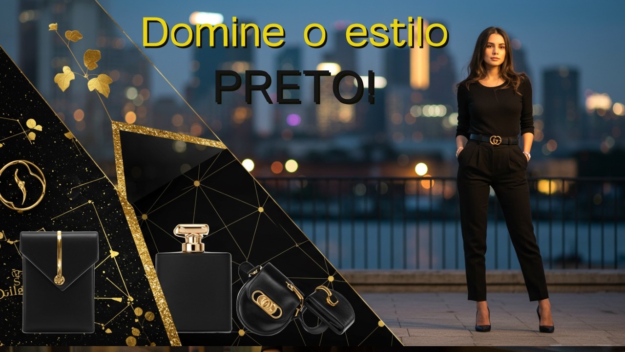 Como usar a COR PRETA para um LOOK ELEGANTE e MODERNO!
