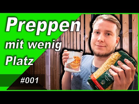 PREPPING with limited space | #001 🥫 Crisis preparation | Blackout | Disaster | Preparedness