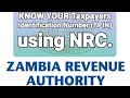 How To Know Your ZRA TPIN Using NRC