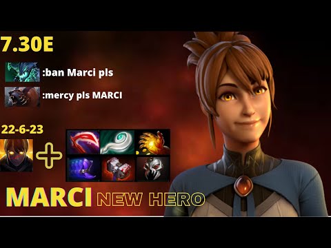 New Hero MARCI IMBA Mid destroy OD Gameplay Highlights 7.30e