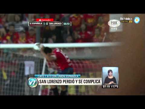 Visión 7: Copa Libertadores: San Lorenzo perdió ante la Unión Española