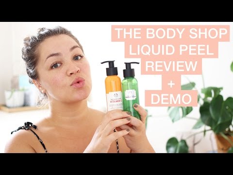 THE BODY SHOP LIQUID PEEL REVIEW & DEMO | Le'Chelle Taylor